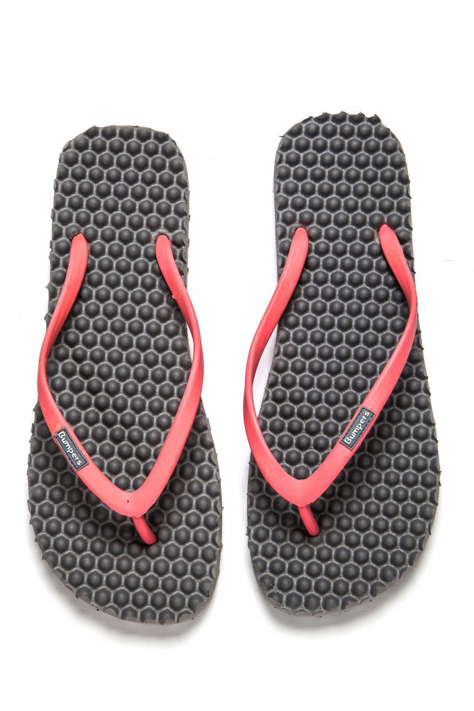 Flip Flops Slim //  Grey & Pink