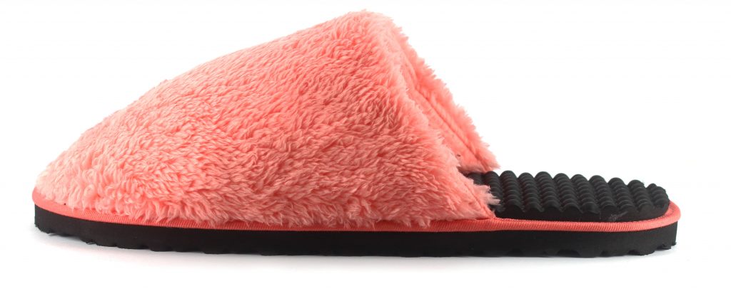 Flip Flops Massage Slippers //  Black & Pink