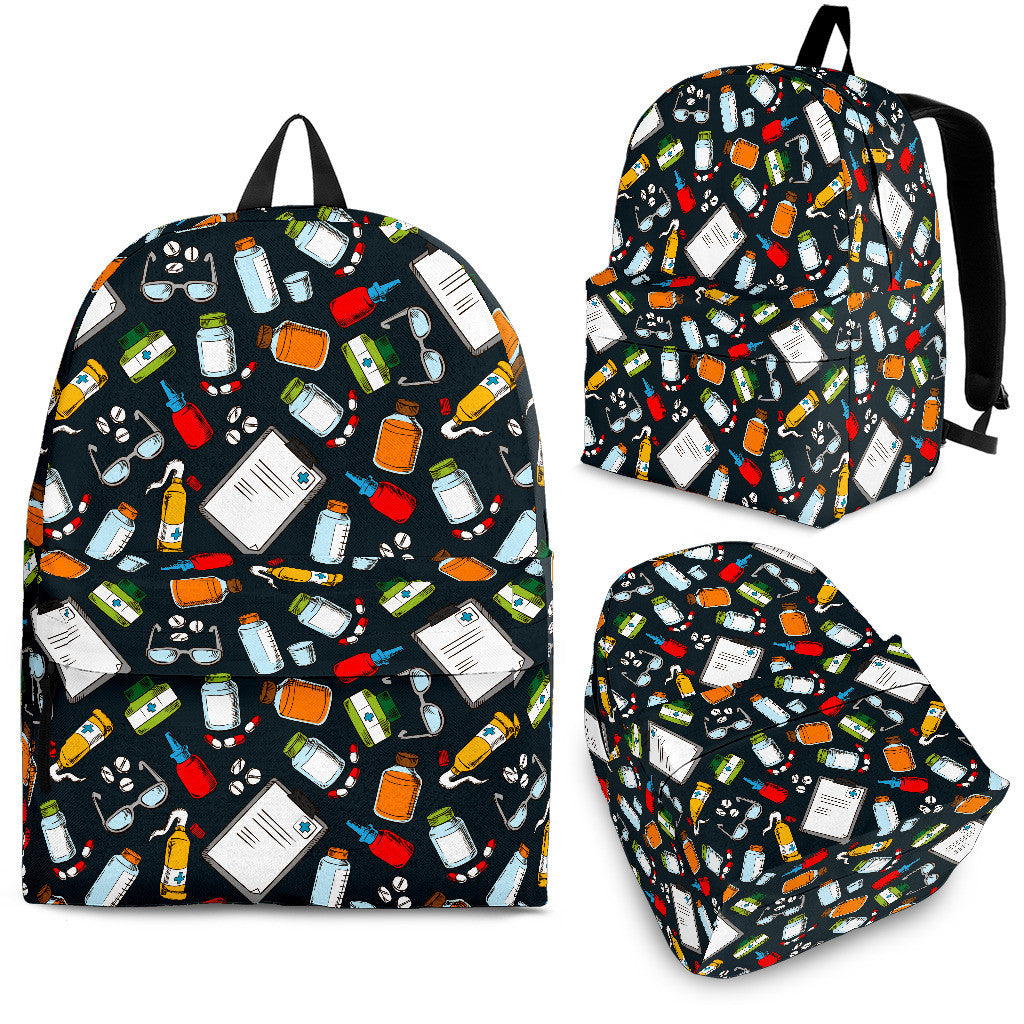 Pharmacist Pattern Backpack