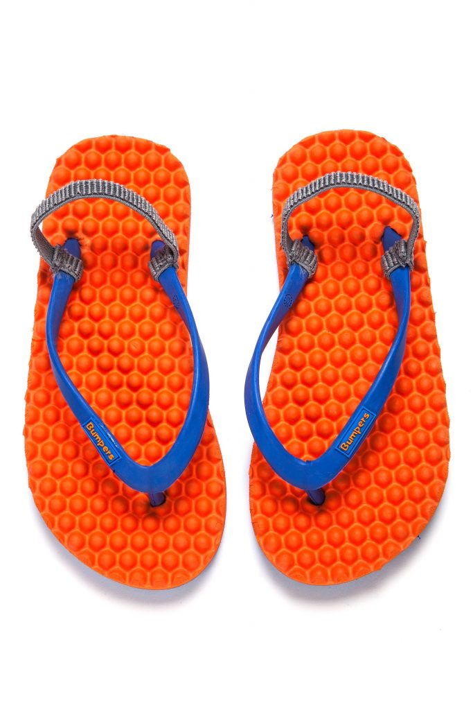 Flip Flops Kids // Orange Blue