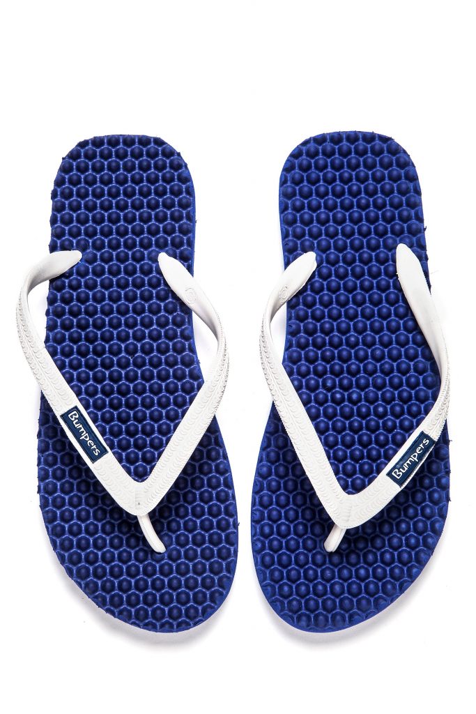 Flip Flops //  Navy & White