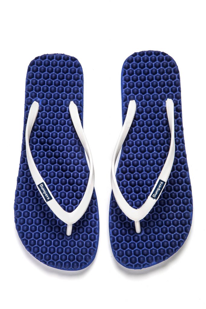 Flip Flops Slim //  Navy & White