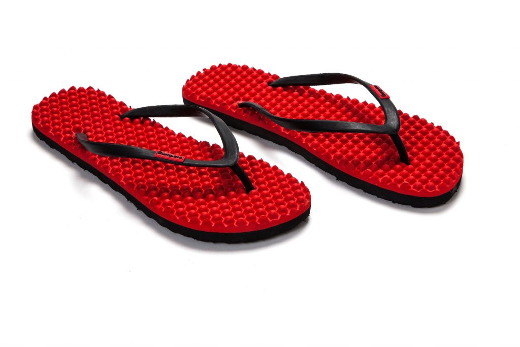 Flip Flops Slim //  Red Black