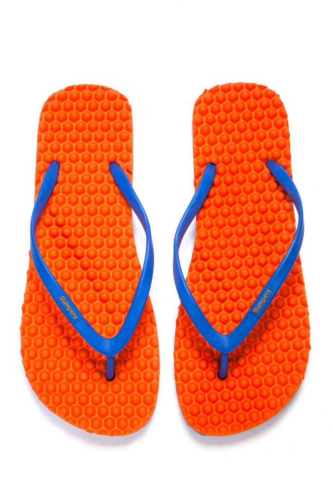 Flip Flops Slim // Orange Blue