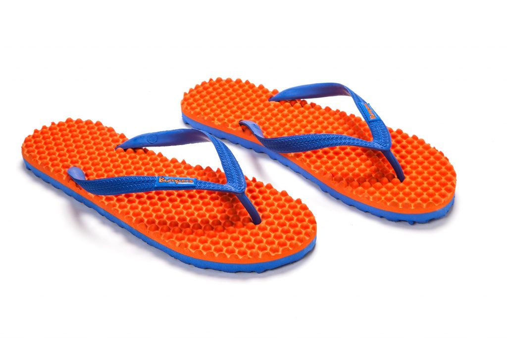 Flip Flops //  Orange Blue