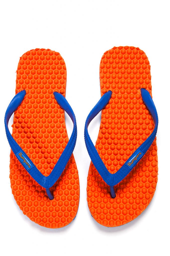 Flip Flops //  Orange Blue