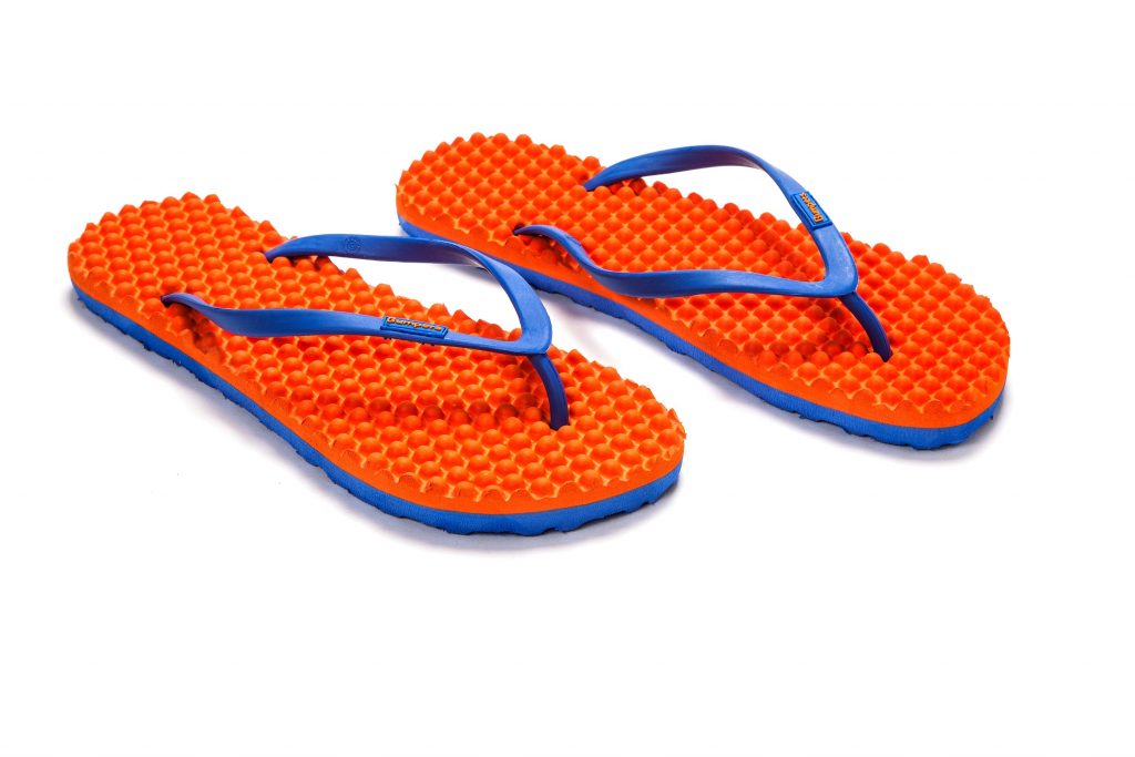 Flip Flops Slim // Orange Blue