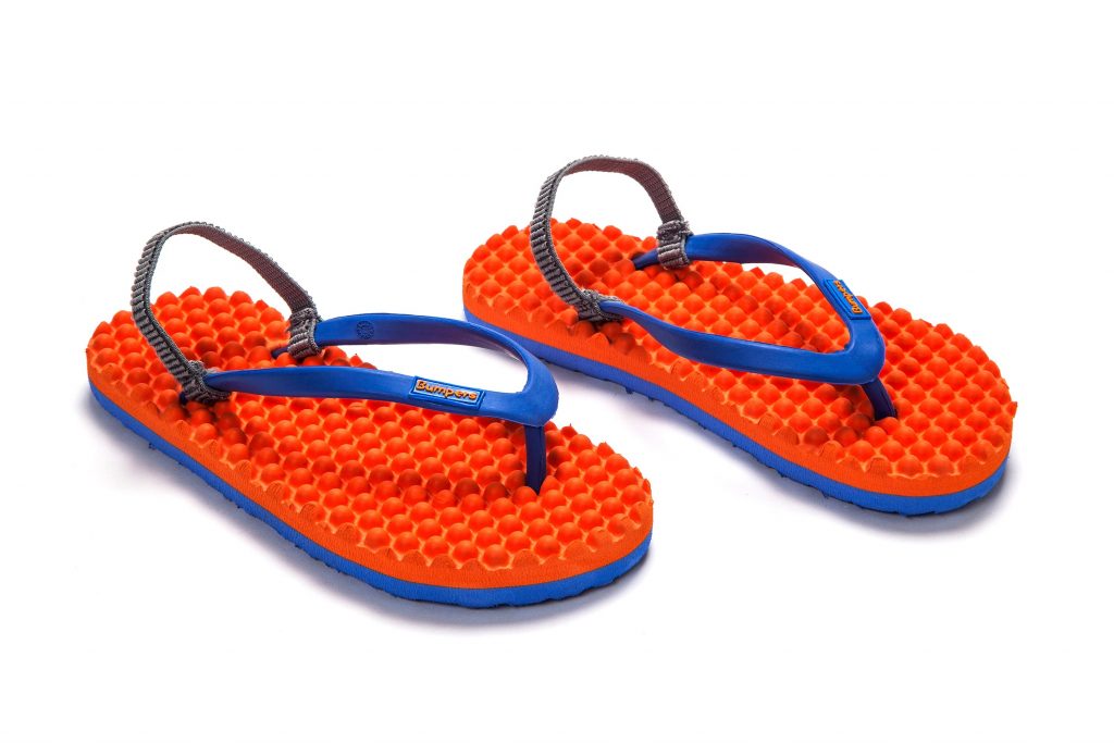 Flip Flops Kids // Orange Blue