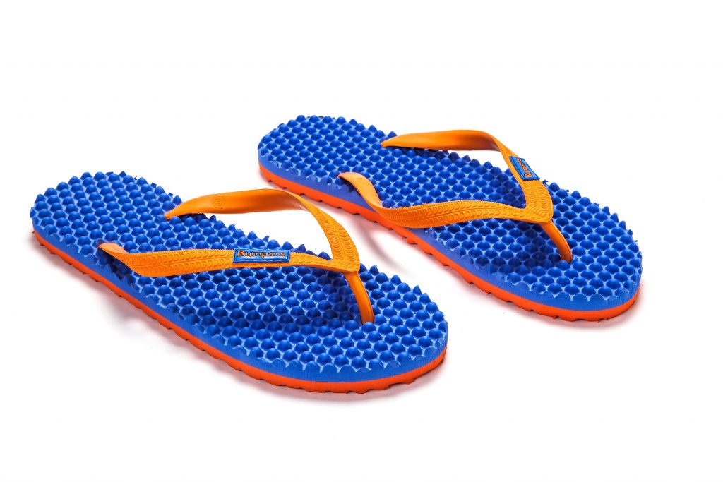 Flip Flops //  Blue Orange