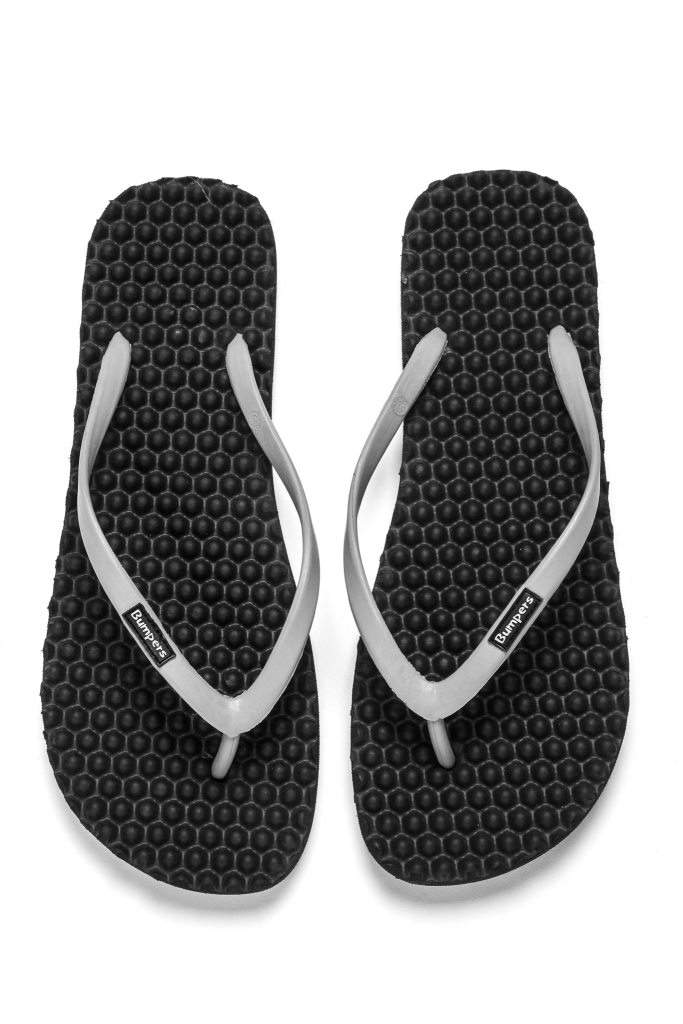 Flip Flops Slim //  Black & Grey