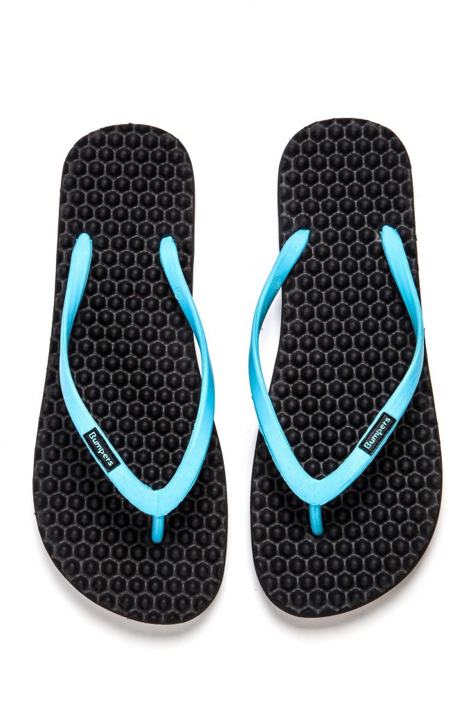 Flip Flops Kids // Black Light Blue