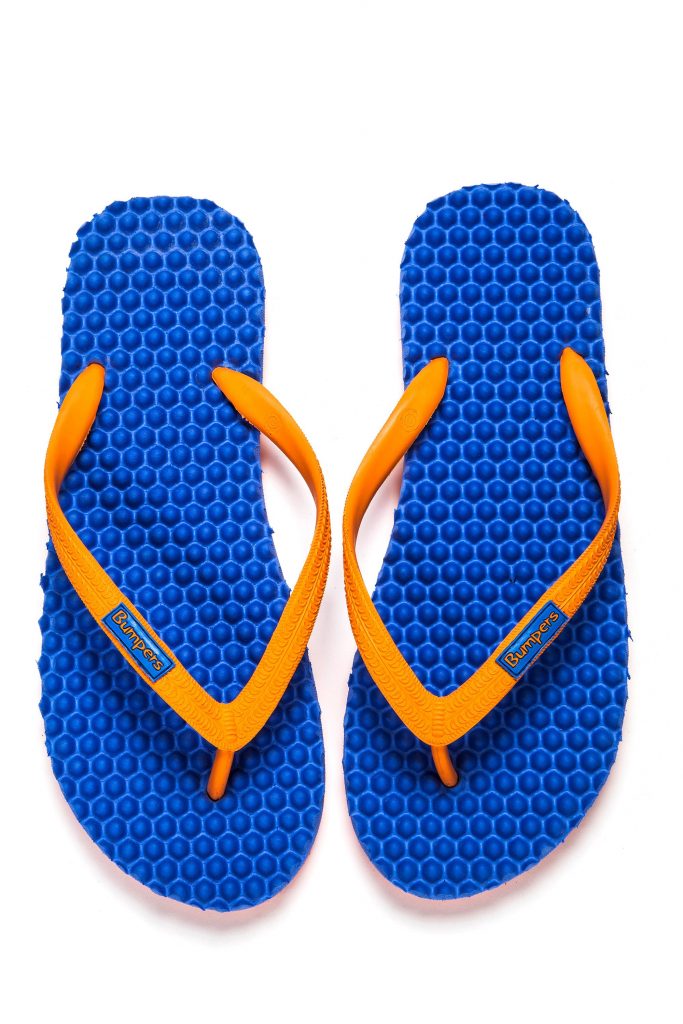 Flip Flops //  Blue Orange