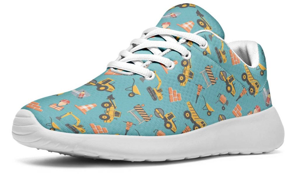 Construction Pattern Sneakers