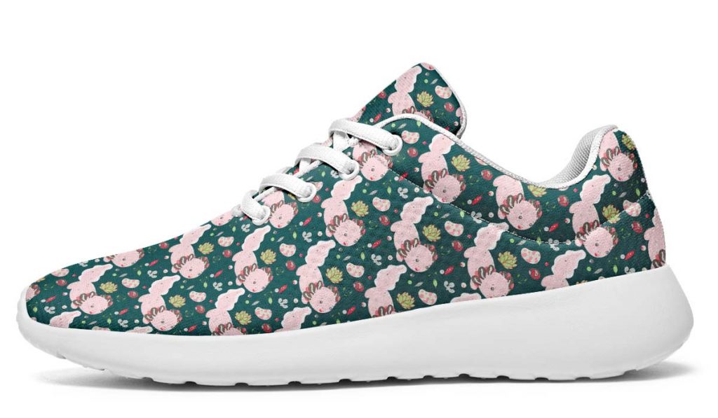 Cute Axolotl Pattern Sneakers