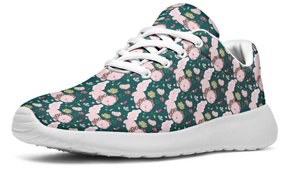 Cute Axolotl Pattern Sneakers