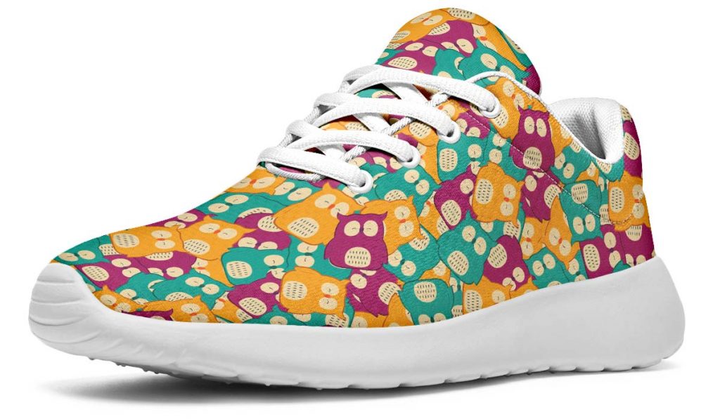 Cute Owl Pattern Sneakers