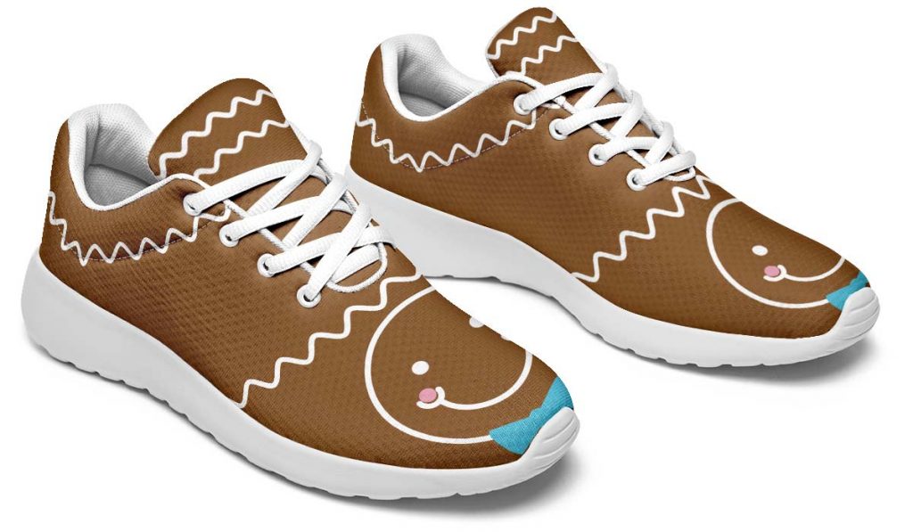 Gingerbread Man Christmas Sneakers