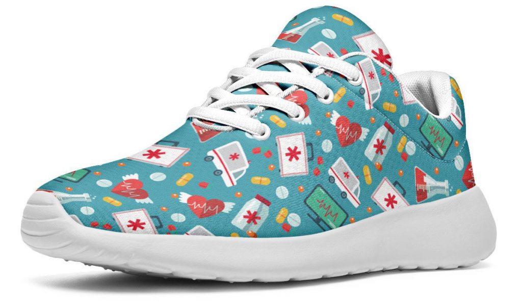 Nurse Pattern Sneakers