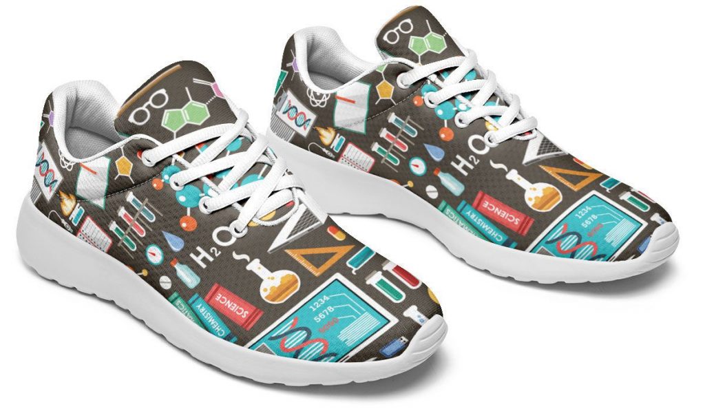 Science Pattern Sneakers